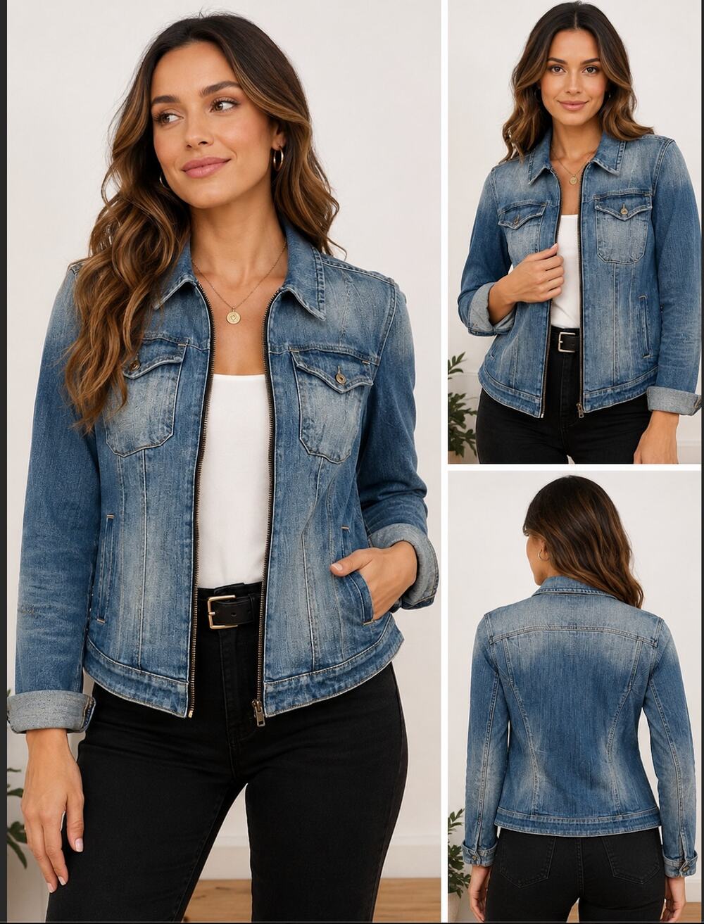 Vintage Y2K Marciano by Guess Luxe Denim Jacket Size Large